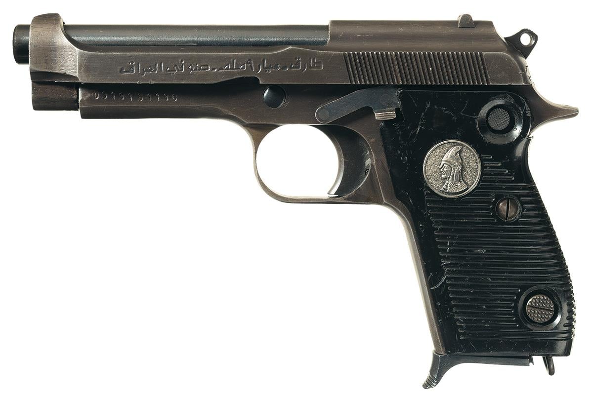 Close look at the Iraqi Tariq pistol chambered in 9mm