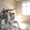 U.S. Army sniper team with the M24 SWS