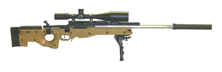 US Navy Mk 13 MOD 5 SWS using an AICS 2.0 stock and a Remington 700 based receiver