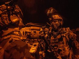 SEALs prepare for a training mission aboard the USS George Washington