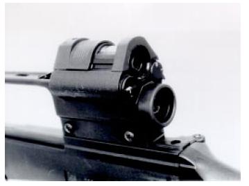 The dual combat sighting system ZF 3x4° is used on the G36 rifle